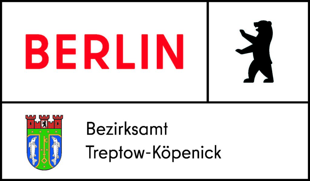 Logo: Bezirksamt Treptow-Köpenick mit Berliner Bär